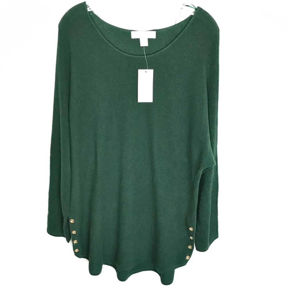 MICHAEL KORS Women's Pullover Tunic Sweater Top